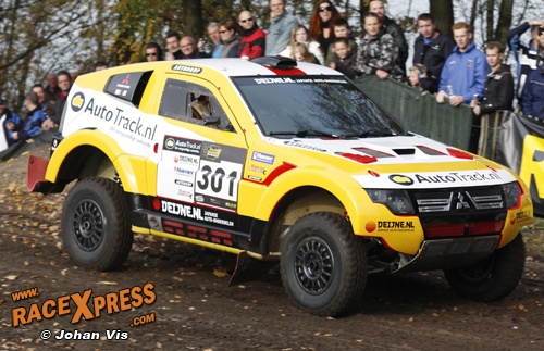 Nederlandse kanshebbers bij de auto's in de Dakar Rally 2012